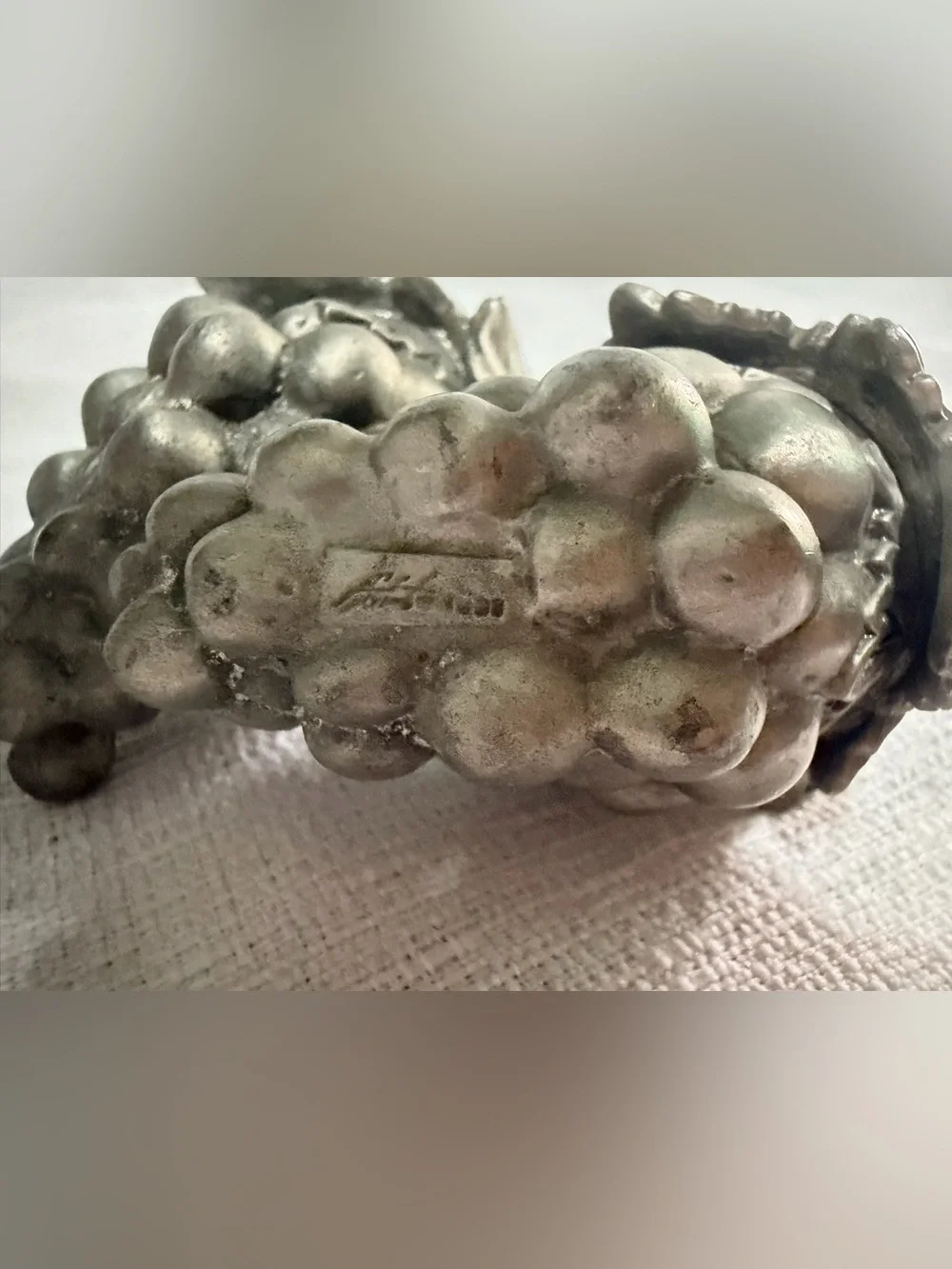 Arthur Court Rare Find 1991 Grape Salt And Pepper Shakers Heavyweight Signed